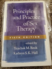 RARE Principles and Practice of Sex Therapy Fifth 5th Edition Book Binik & Hall