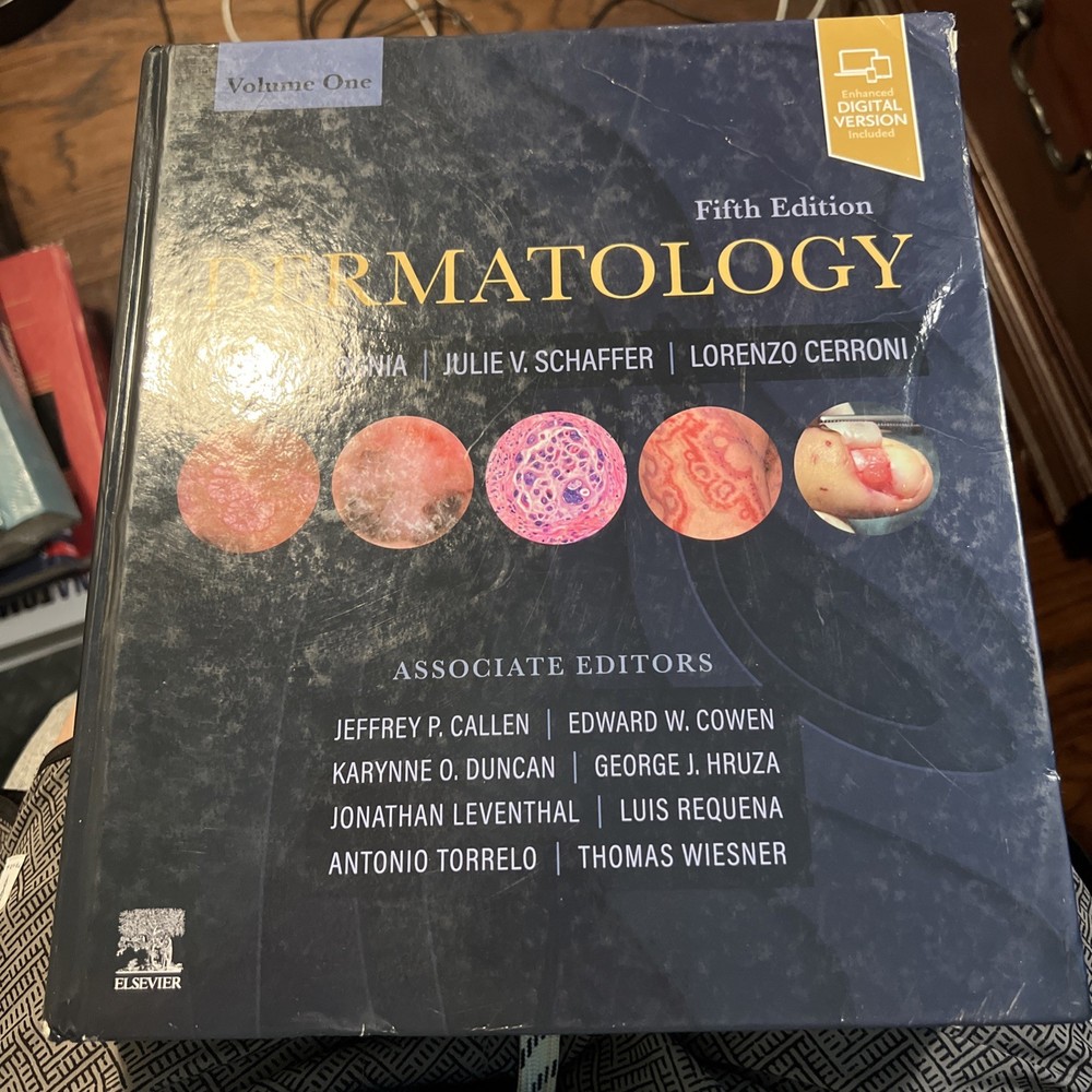 Dermatology 5th Edition VOLUME 1 ONLY Elsevier 9780702082269 w/ ACCESS CODE!