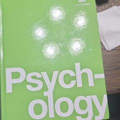 Openstax Psychology Hardcover Textbook English