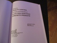 Manual Quality Control Plants Production Glass Fiber Reinforced Concrete product