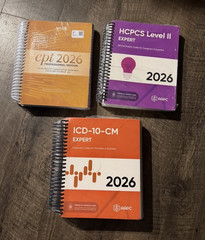 AAPC 2026 CPT Professional, HCPCS Level II & ICD-10-CM Books brand new