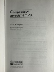 COMPRESSOR AERODYNAMICS- N A Cumpsty