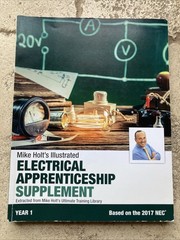 Mike Holt’s Illustrated Electrical Apprenticeship Year 1 Supplement, Based 2017