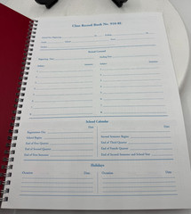 Abeka Teacher Grade Book Spiral Bound No Writing