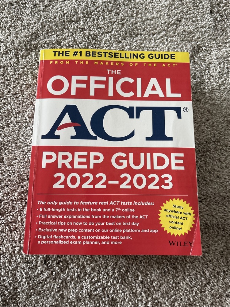 The Official ACT Prep Guide 2022-2023, Book