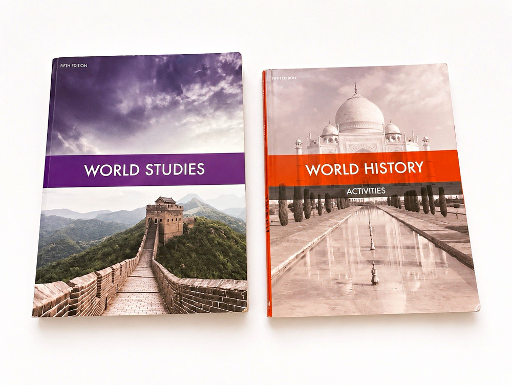 Bju Staff World Studies & World History Activities 5th Ed Textbooks Good