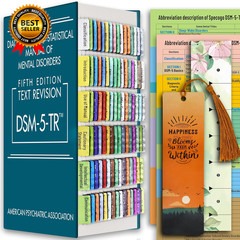 Index Tabs for DSM-5-TR 2022, Color-Coded and Laminated DSM-V-TR
