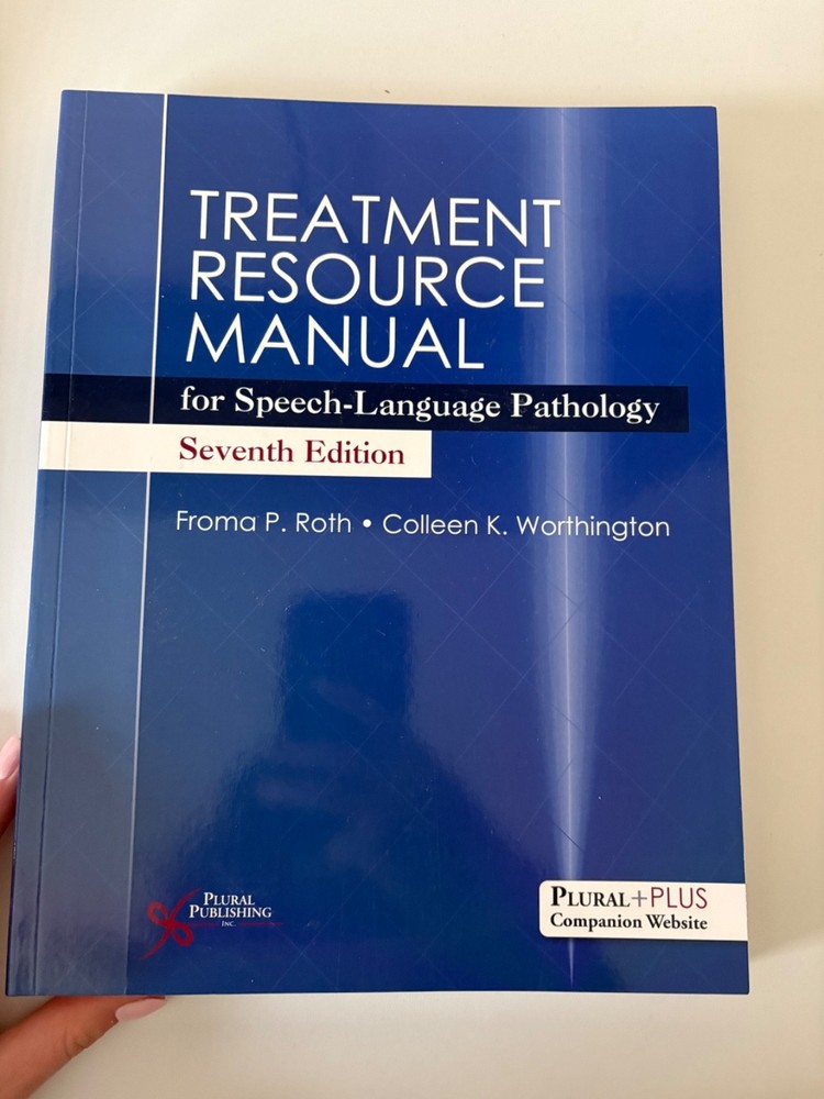 treatment resource manual for speech language pathology 7th edition