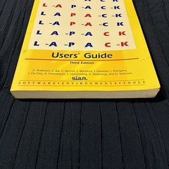 Software Environments and Tools Ser.: LAPACK Users’ Guide by E. Anderson