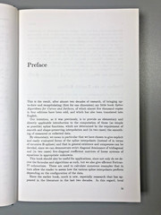 One Dimensional Spline Interpolation Algorithms Helmuth Späth Hardback 1995