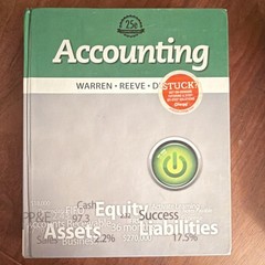 South-Western Cengage Learning Accounting 25th Edition Hardcover Warren Reeve D…