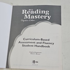 SRA Reading Mastery Signature Ed CBA & Fluency Student Book