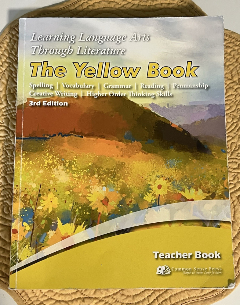 Common Sense Press LLATL Yellow Book Teacher Book 3rd Edition