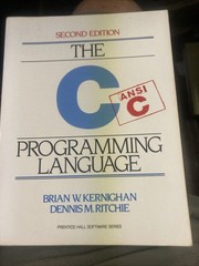 C Programming Language by Brian Kernighan and Dennis Ritchie (1988, Trade …