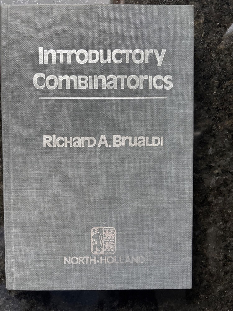 Introductory Combinatorics – Brualdi Richard – ‘77 Vintage Hardcover-hard to fi