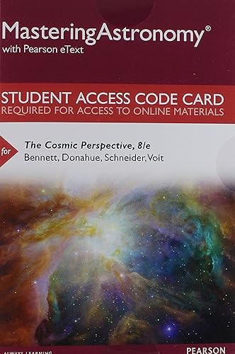 Mastering Astronomy with Pearson eText — Standalone Access Ca…