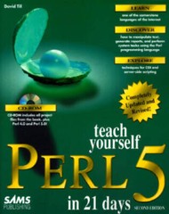 Teach Yourself Perl 5 in 21 Days (Sams Teach Yourself) – Paperback – VERY GOOD
