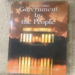 Pearson Prentice Hall Government by the People 20th Ed HC 2005 Cronin Magleby
