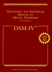 Diagnostic and Statistical Manual of Mental Disorders DSM-IV By