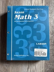 NEW! SAXON MATH 3 HOMESCHOOL COMPLETE HOME STUDY KIT 3rd GRADE SET