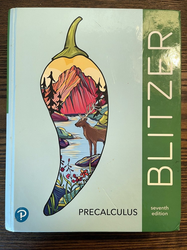 Precalculus, 7th Edition – Hardcover, by Robert F. Blitzer – Very Good