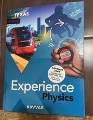Experience Physics – Texas Edition 2025 Savvas Learning Company KIT