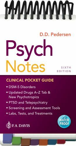 Psych Notes : Clinical Pocket Guide by Darlene D. Pedersen (2021, Spiral)