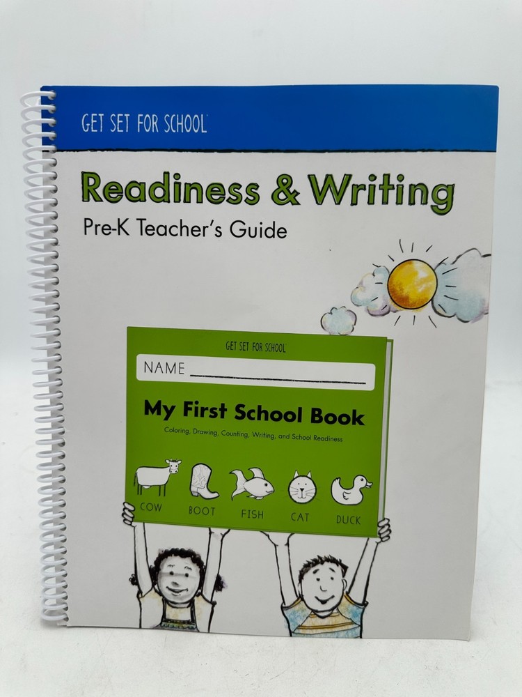 Get Set for School: Readiness & Writing Pre-K Teacher’s Guide 2018 Spiral 7th Ed