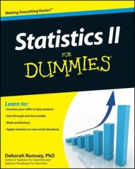Statistics II for Dummies by Rumsey, Deborah J.