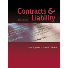 Contracts and Liability Paperback David N., Jaffe, David S. Crump