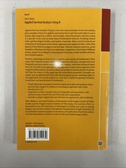 Applied Survival Analysis Using R (Use R!) by Moore, Dirk F. Softcover book