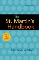 The St. Martin’s Handbook with 2016 MLA Update by Lunsford, Andrea A.