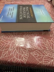 Handbook of Practical Program – Hardcover, by Newcomer Kathryn E.; – Very Good