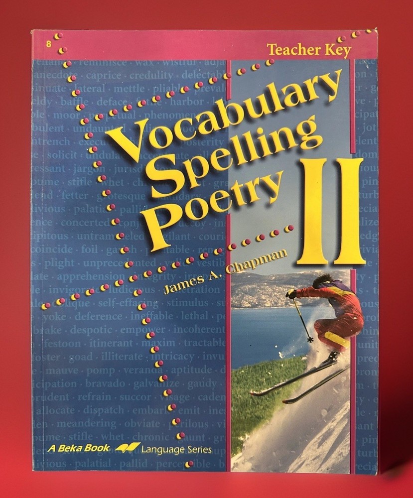 A Beka Book Language Series Teacher Key Vocabulary Spelling Poetry II (4th Ed)
