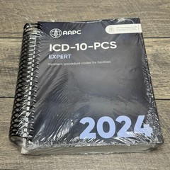 ICD-10-PCS 2024 Expert: The Complete Official Code Book (AAPC) Spiral Bound NEW
