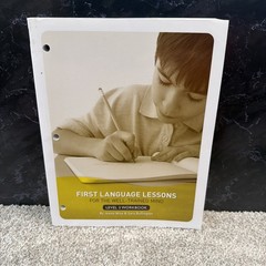 First Language Lessons for the Well-Trained Mind Level 3 Workbook
