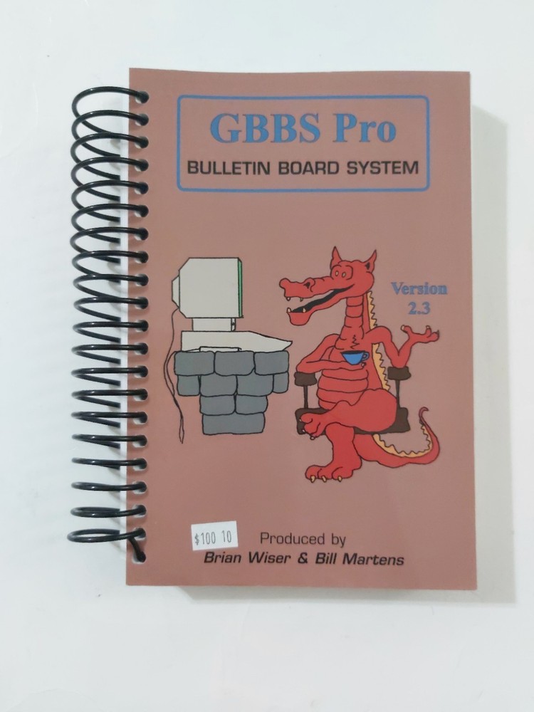GBBS Pro Bulletin Board System: Version 2.3 by Bill Martens Paperback Book