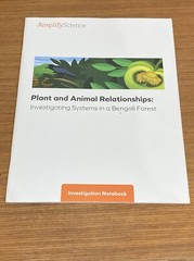 Amplify Science Plant & Animal Relationships: Investigation Notebook Grade 2 NEW
