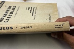 Vintage 1963 Schaum’s Theory & Problems of Advanced Calculus Murray R. Spiegel