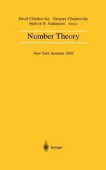 Chudnovsky – Number Theory New York Seminar 2003 – New hardback or c – X555z