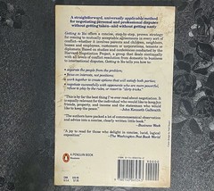 Getting to Yes Negotiating Agreement Without Giving In by Roger Fisher 1981