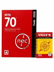NFPA 70 National Electrical Code 2026 Edition PAPERBACK & Ugly’s Electrical Ref