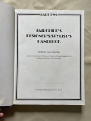 Fairchilds Designer Stylist Handbook With Tracing Pad by Debbie Ann Gioello
