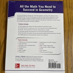 McGraw-Hill Education Geometry and Algebra II Review and Workshop