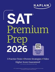 Kaplan Test Prep, SAT Premium Prep 2026: Includes 3, paperback