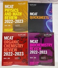 MCAT Complete 7-Book Subject Review 2022-23 Paperback Kaplan Test Prep