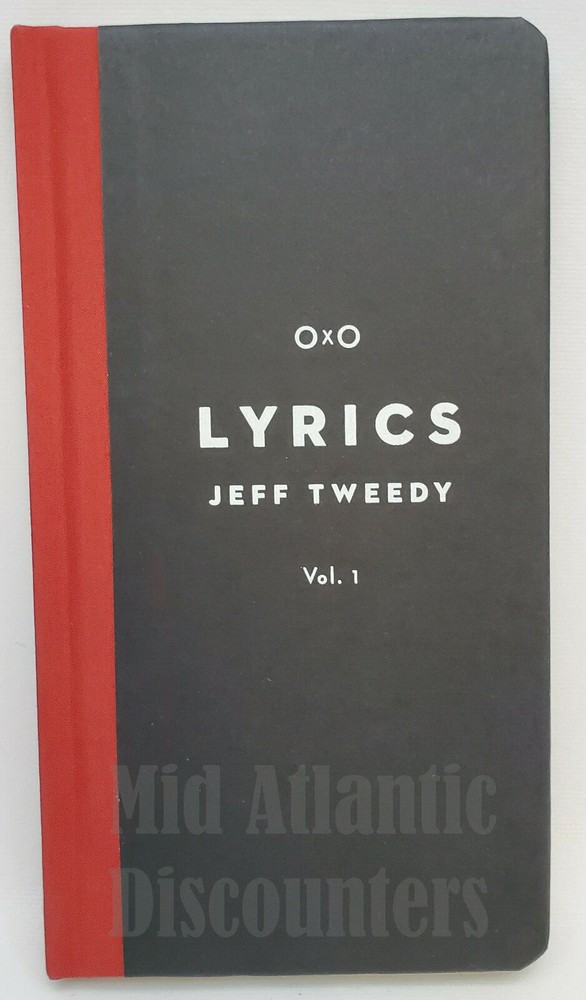 New Lyrics Jeff Tweedy Vol. 1 dBpm First Edition Hardcover Book Wilco