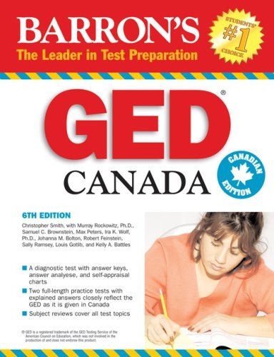 Barron’s GED Canada: High School Equivalency Exam – paperback Rockowitz Ph.D…