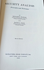 Security Analysis -The Classic 1940- Second Edition by Benjamin Graham – HC