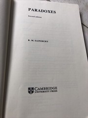 Paradoxes by R. M. Sainsbury Best seller Paperback